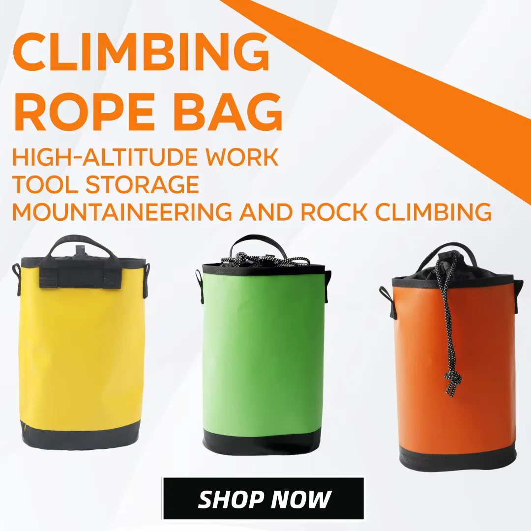 

Rock Climbing Rope Bag Arborist Rope Tool Storage Bag 5L Large Capacity Outdoor Work Equipment Bags Waterproof Garden Tool Pouch