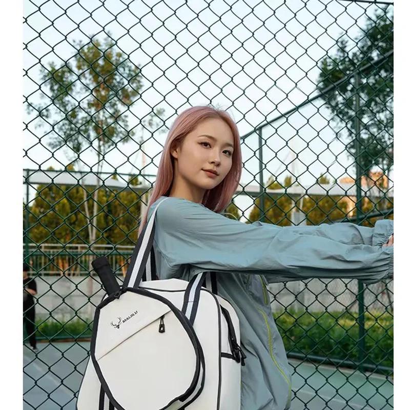 

Tennis Badminton Rackets Bag 2-Rackets Handbag Large Capacity Sports Shoulder Bag Women Versatile Squash Racket Crossbody Bag