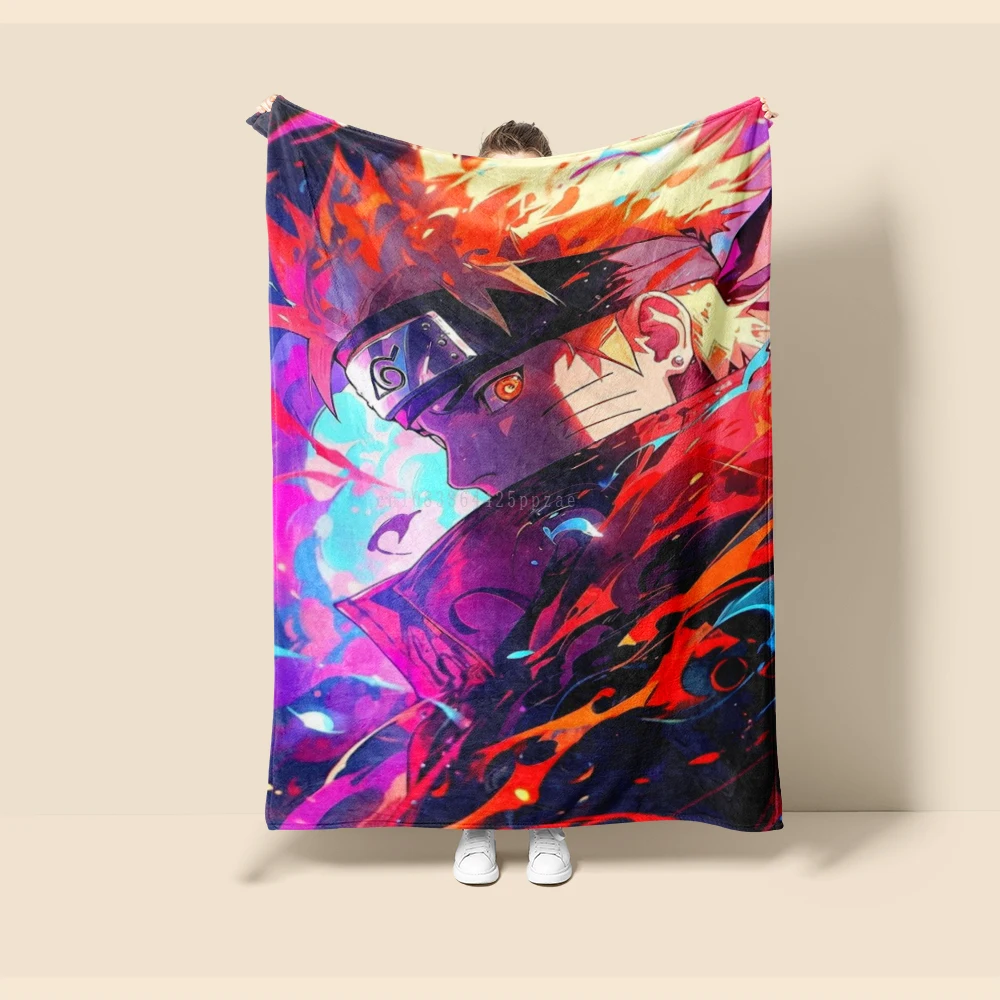 Blanket Animation Naruto Seasonal Blanket for Sofa, Bed, Living Room, Travel Picnic, Blanket, Gift, Thin Blanket