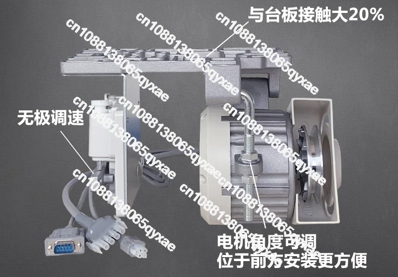 Sewing Machine, Energy-saving Motor, Motor 220V Flat Car Double Needle Machine, Edge Copy 750W Industrial Brushless