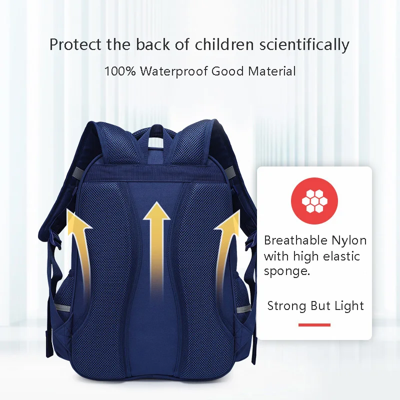 SUN EIGHT-mochila Oxford de escuela primaria para niños, morral con cremalleras de 6 colores brillantes, novedad de 2024