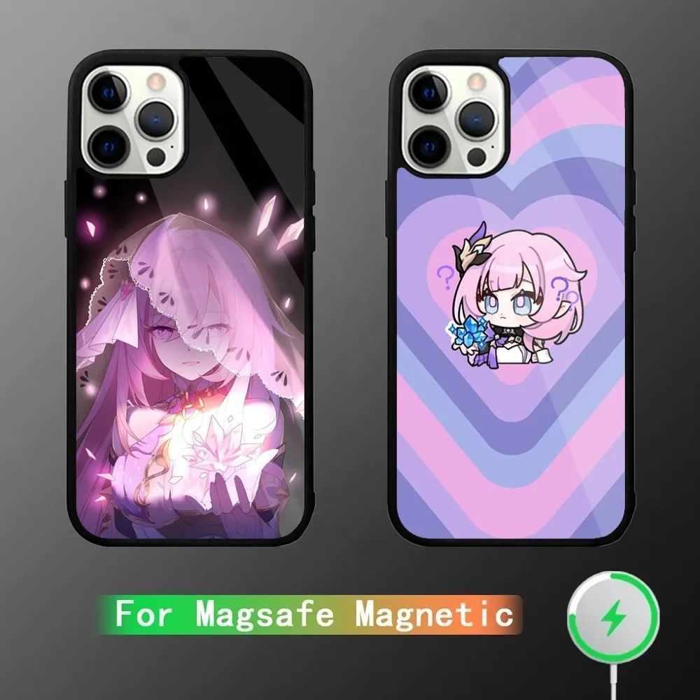 H-Honkai Impact 3rd Elysia Phone Case For iPhone 15,14,13,12,11,Plus,Pro,Max Mini Magsafe Magnetic Wireless Charging