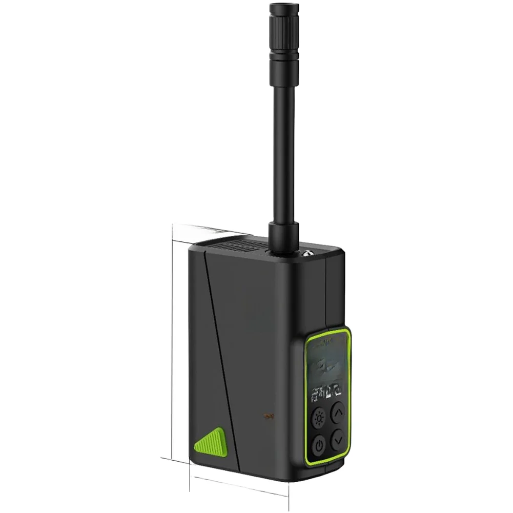 

Low-light Conditions 9.8*9.5*4.7cm Electric Air Pump Air Pump For Bikes And Sports Inflation Device Safety Light Feature