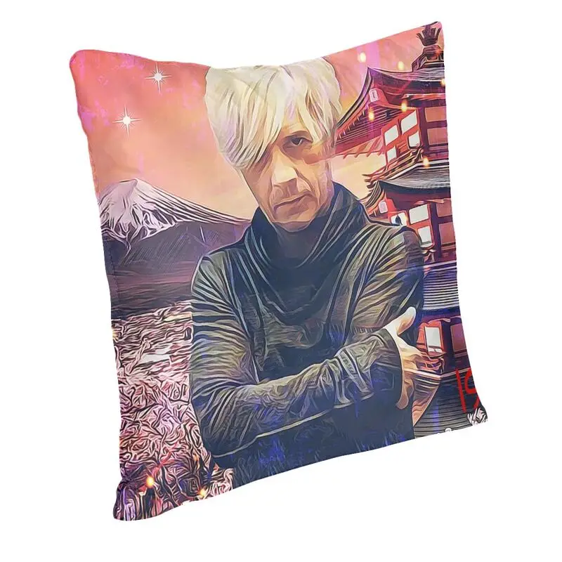 Nicolas Sirkis Indochina Pillow Case Sofa French Rock Band Singer Luxury Cushion Cover Car Pillowcase 3D Printing Cushions