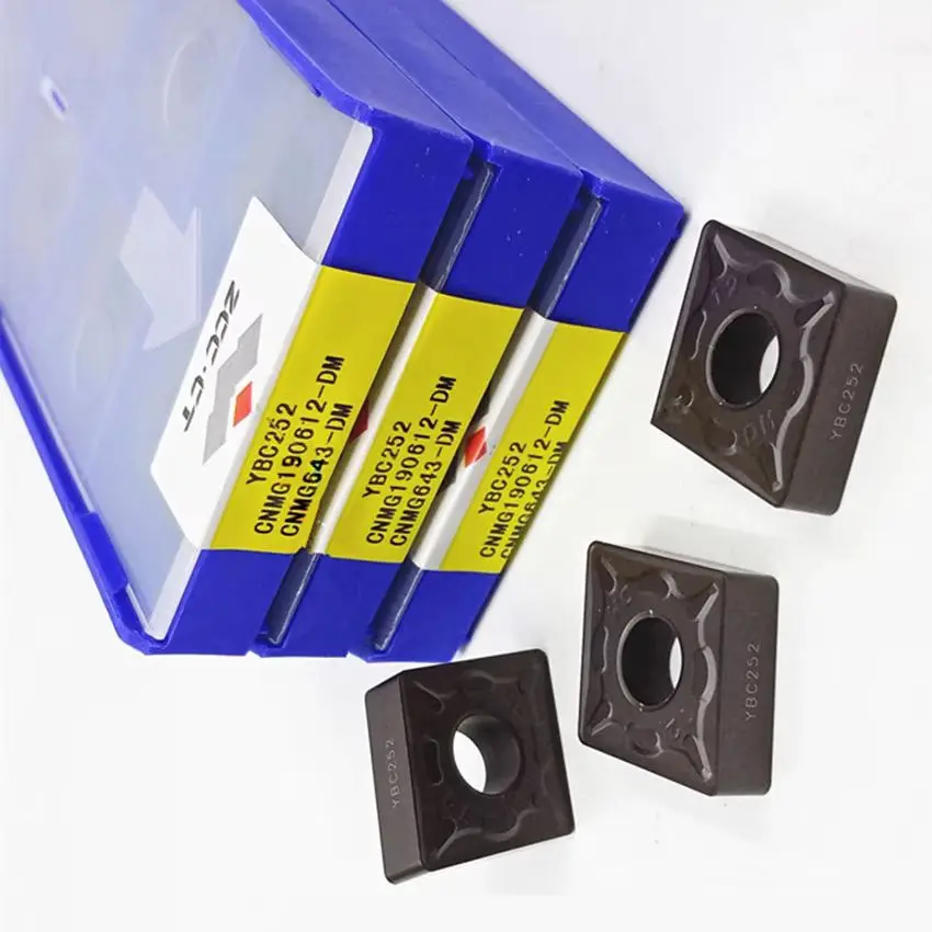 

CNMG190608-DM YBC251/CNMG190612-DM YBC251/CNMG190608-DM YBC252/CNMG190612-DM YBC252 ZCC.CT CNC carbide inserts For Steel