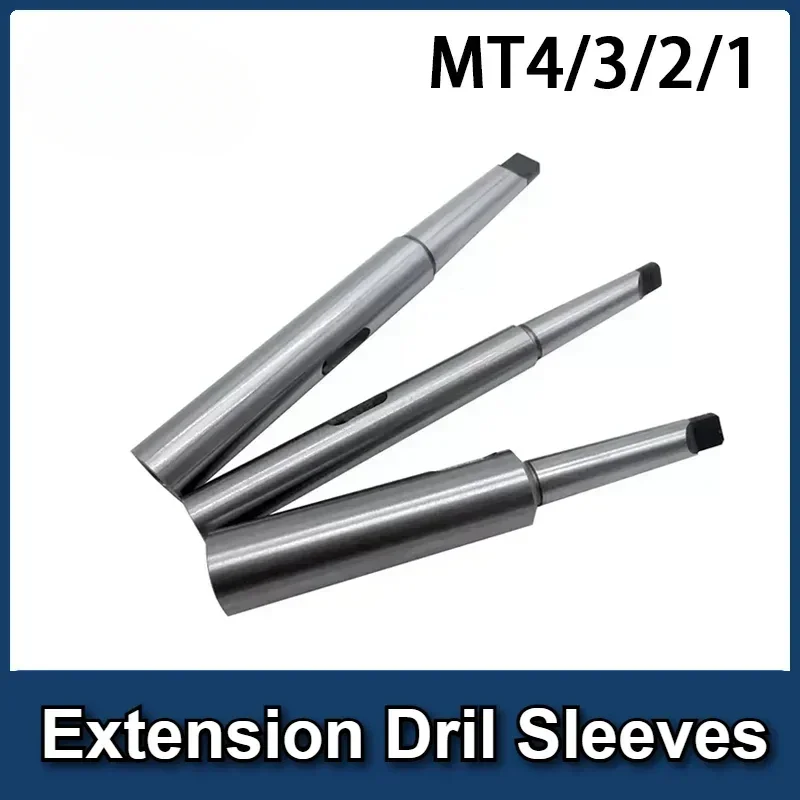 

QIYI Morse Taper Extension Socket Sleeve Adapter Morse Taper Adapter Extended Reducing Drill Sleeve MT1 MT2 MT3 MT4