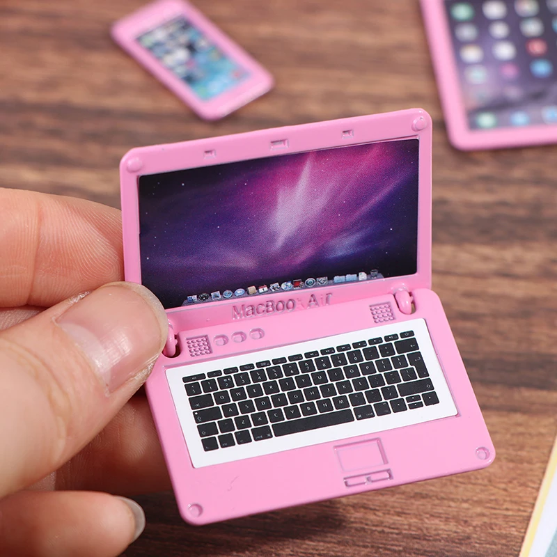 【M】3Pcs/set 1/6 Scale Dollhouse Miniature Mobile Phone Tablet Computer For Dolls