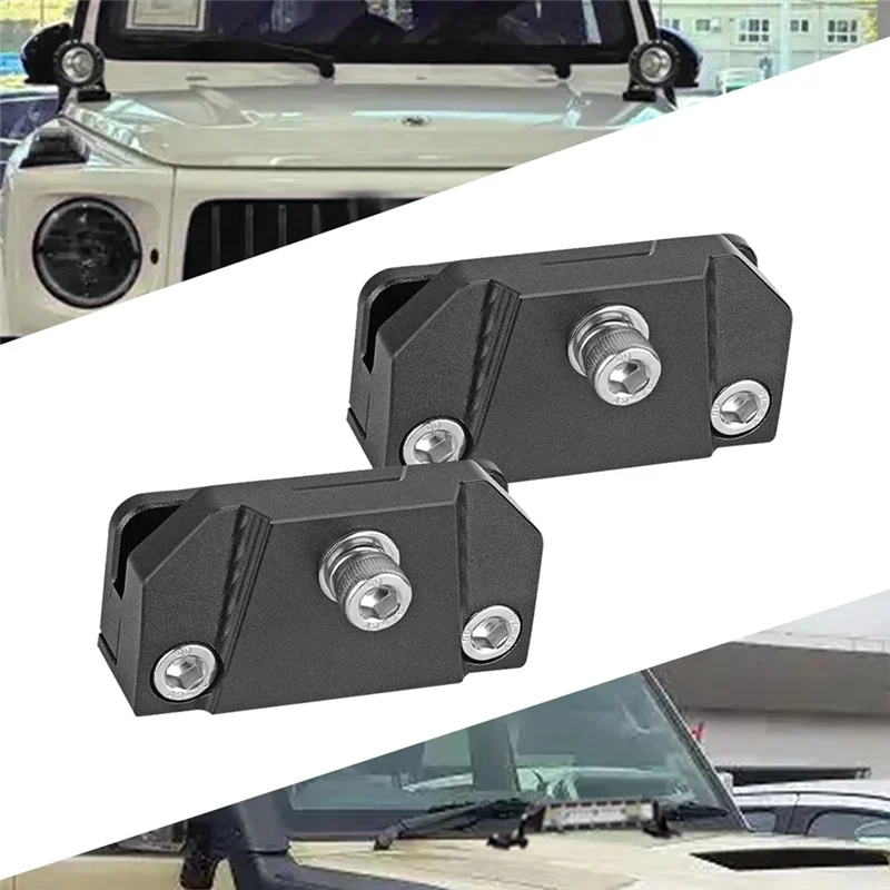 AU05 -عالمي Led جبل المشبك أضواء السيارة قوس غطاء السيارة تصاعد حامل لسيارات الدفع الرباعي السيارات العالمي العمل بار الخفيفة