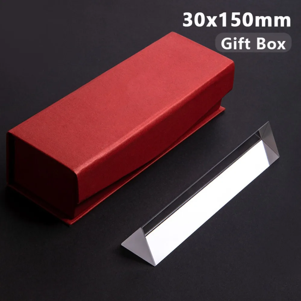 

Crystal Physical Optics Prism Seven Colors Prism Design Rainbow Triangular Prism Optical Glass Seven Color Triprism