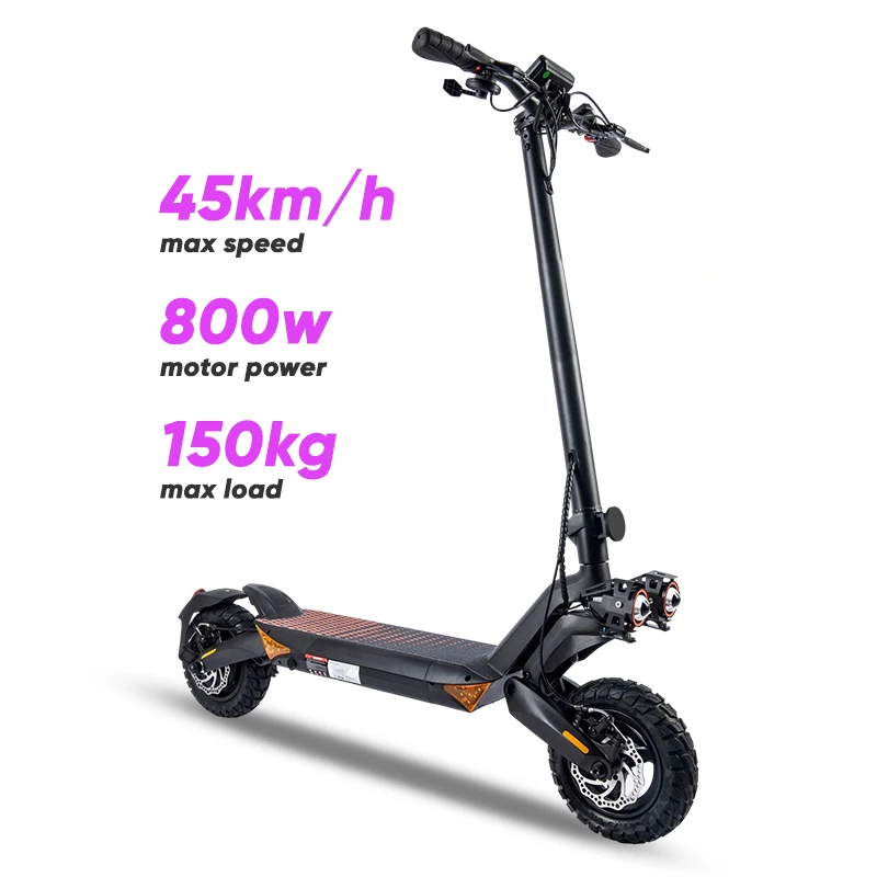 

T8 Electric Scooter with Headlights 10 Inches 800 Watts 60v