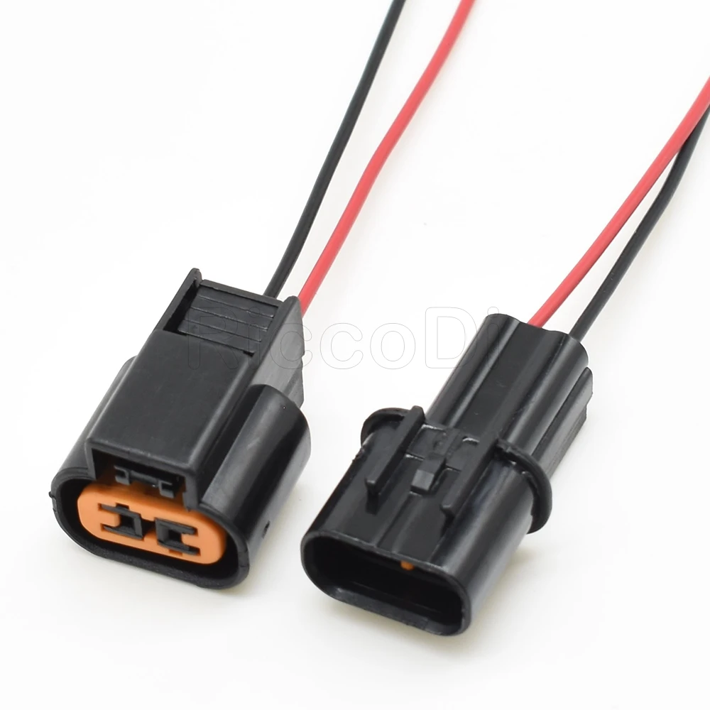 2 Hole Automobile Starter Fog Lamp Cable Plug For Mitsubishi Souast PB621-02020 PB625-02027 Auto ABS Sensor Wire Socket