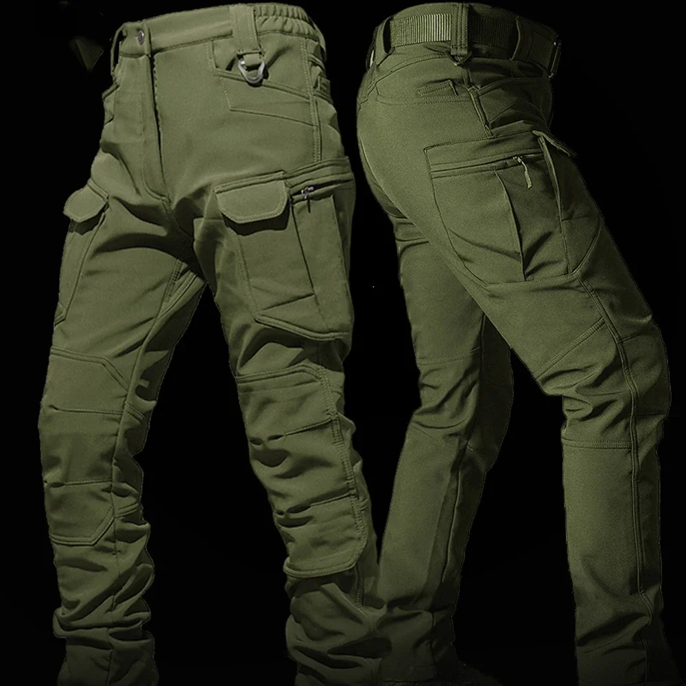 Herren taktische Sets Winter Hai Haut Soft shell wind dichte wasserdichte Jacken warme Fleece Cargo hose Armee Uniform