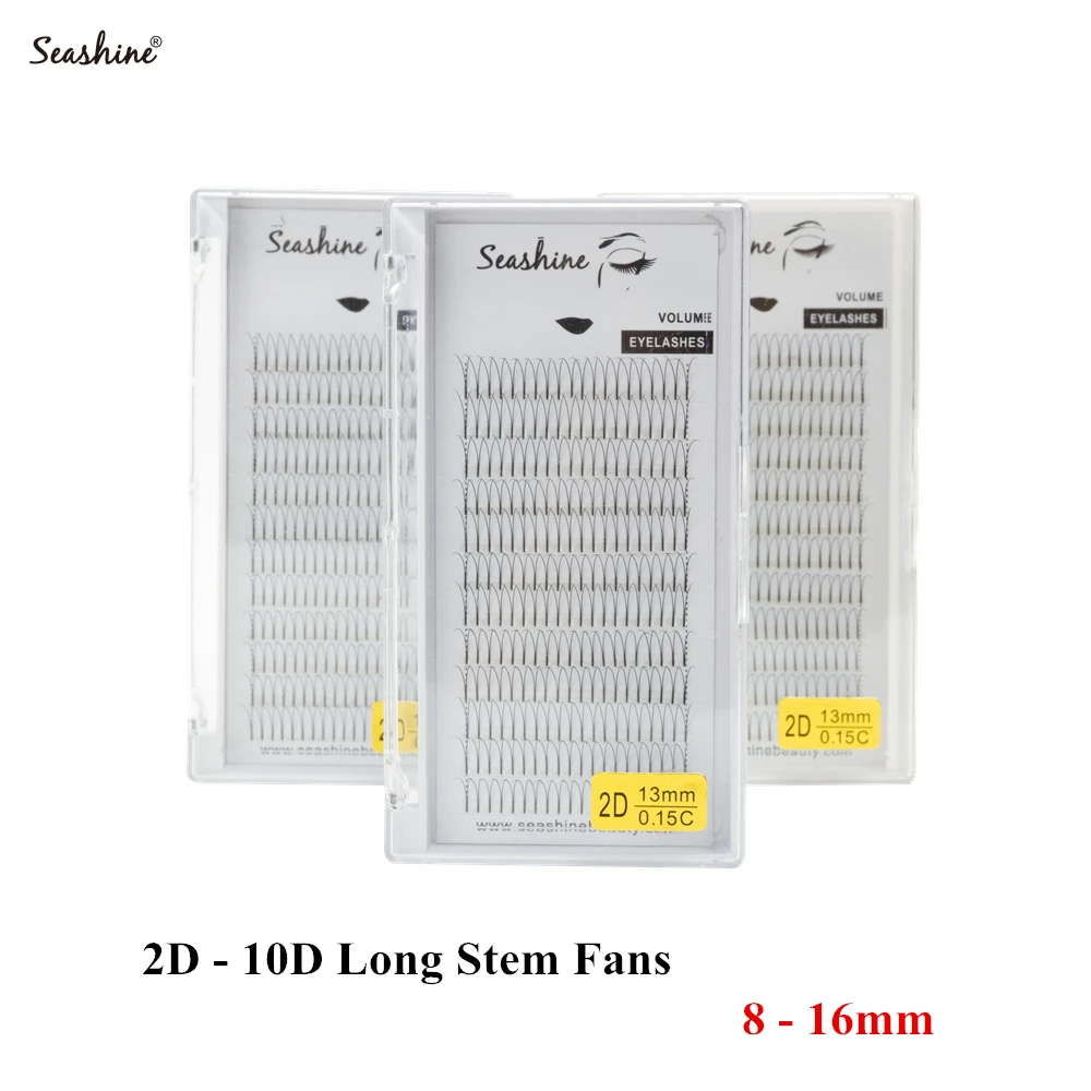 

Seashine Lashes Premade Volume Fans 3d/4d/5d/6d Lash Russian Volume Pre made Lash Extension Faux Mink Eyelash Extensions