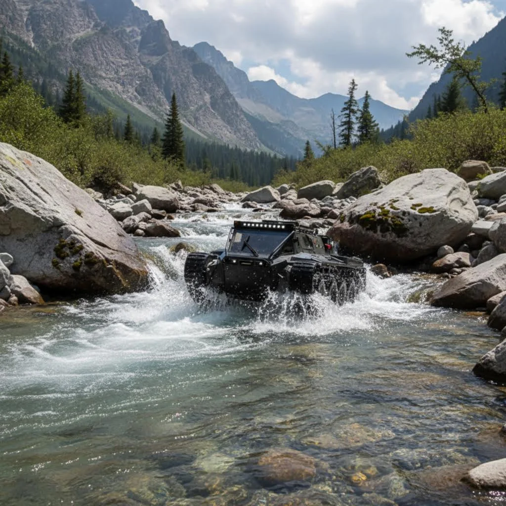 

Children Full Scale Tracked Tank JJRC C8812 2.4G Remote Control Car With 360° Rotation Drift RC Model Off-Road Vehicle Boy Gift