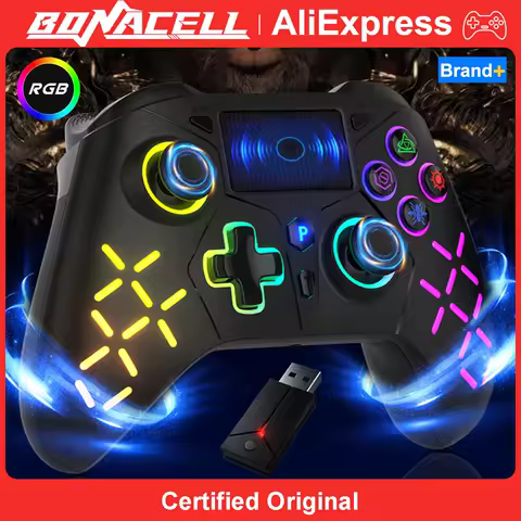 Wireless Controller for PS5/PS4/PS3/Steam/PC Turbo Dual Vibration Gamepad Game Remote Control Supports BLACK MYTH WUKONG Gaming