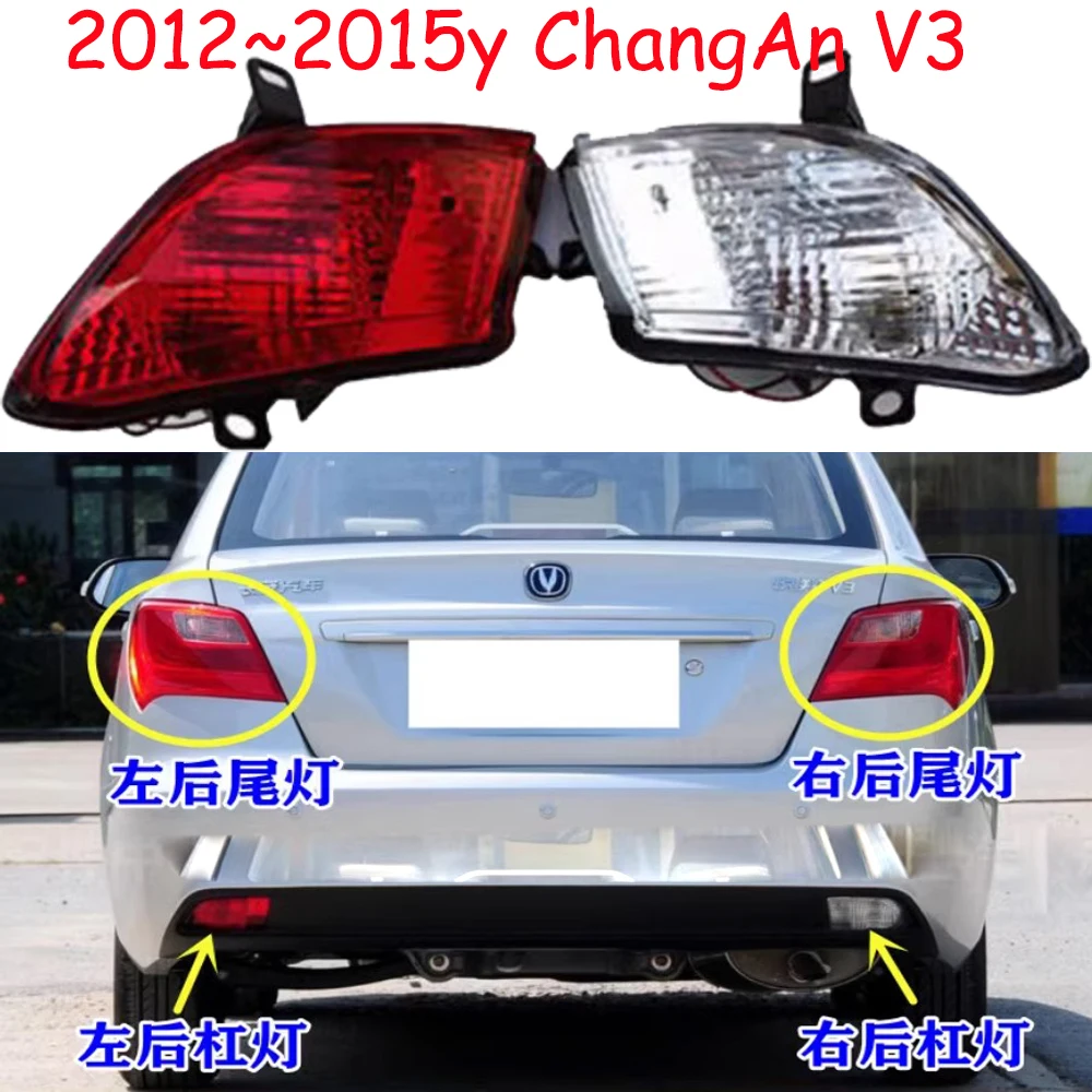 car accessories bumper tail light ChangAn yuexiang V3 taillight Reflector 2012~2015y chang an fog Taillamp Chang An fog lamp