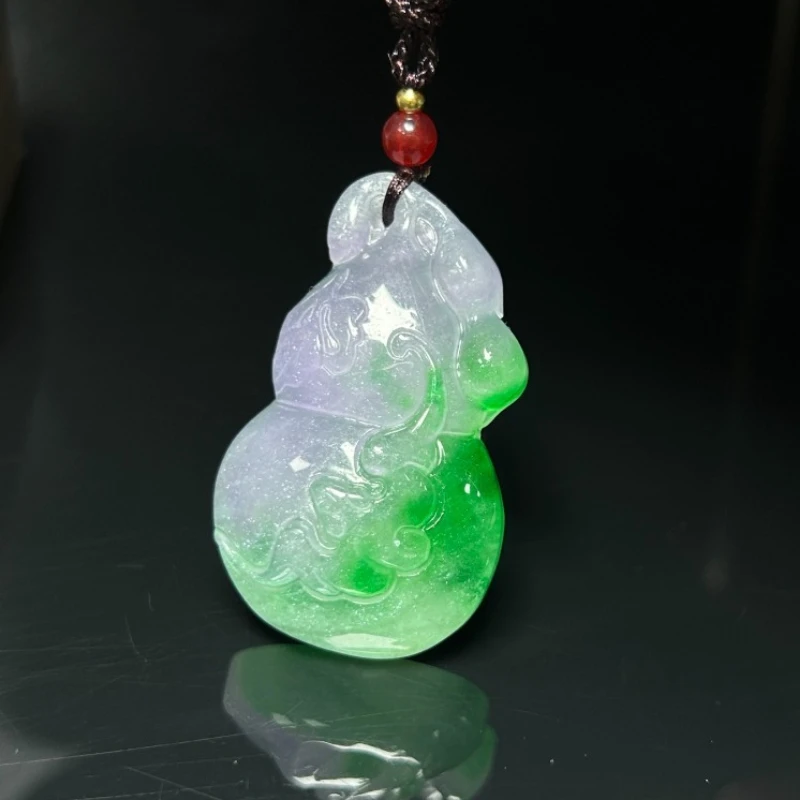 

New High-ice Gourd Pendant, Retro Versatile Stroke Necklace.