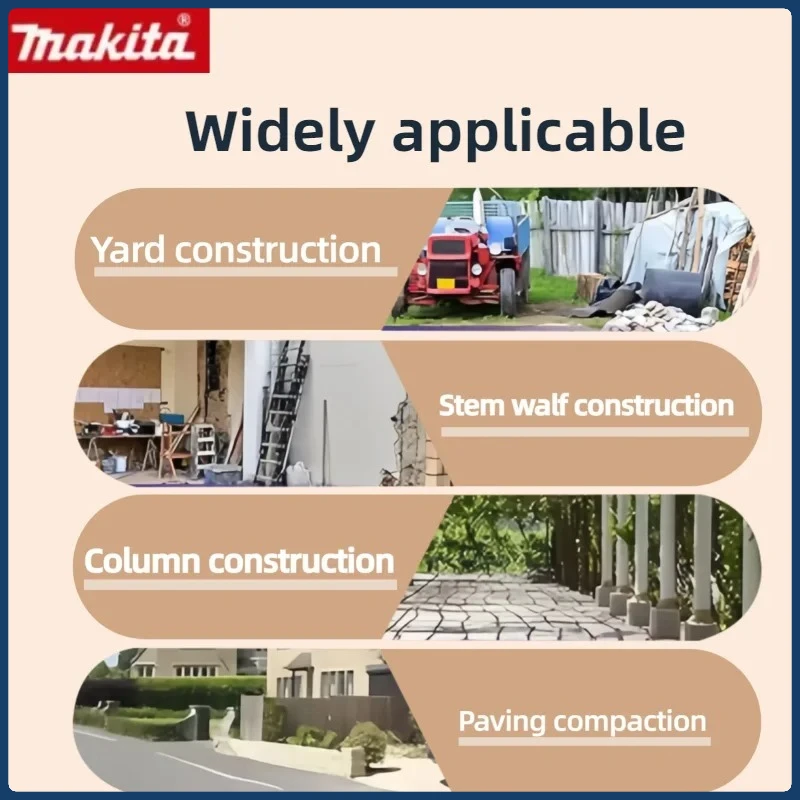 マキタコードレス電動コンクリートバイブレーターコンクリート20V 18Vバッテリーコンパクターコンクリートブラシレスハイパワーミキシングパワーツール