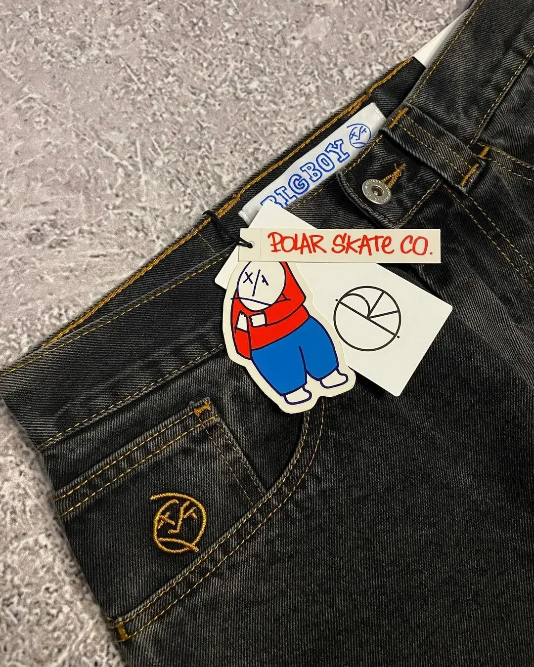 Y2K Big Boy Jeans New Harajuku Hip Hop Cartoon Graphic Embroidery Baggy Jeans Pants Men Women Fashion WideLeg Trouser Streetwear