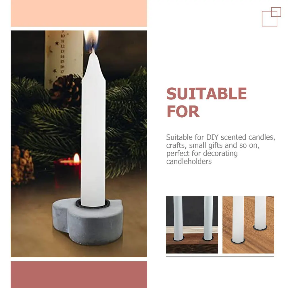 

36Pcs Cup Metal Holder Aluminum Drip Protectors for Handmade Candles DIY Making Table Centerpieces Wedding