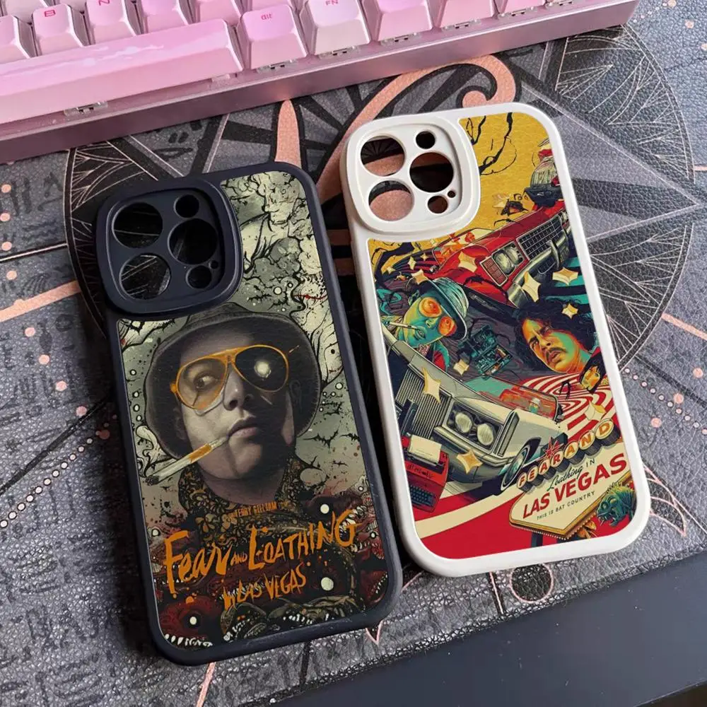 Fear and Loathing in Las Vegas  Phone Case For Iphone 15 14 12 13 Pro Max 11 Mini X Xr Xs 7 8 Puls Lambskin Silicone Cover