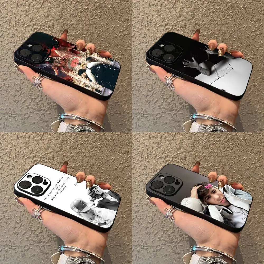 

S-Shiva SANTANA MONEY GANG Phone Case For iPhone 17,16,15,14,13,12,Pro,Max,Plus,E,SE4,Air,Mini Black Soft Box