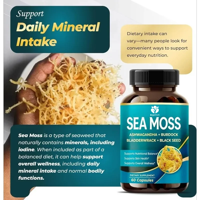 High quality seaweed, burdock  - Black Seed Oil Capsule review and price