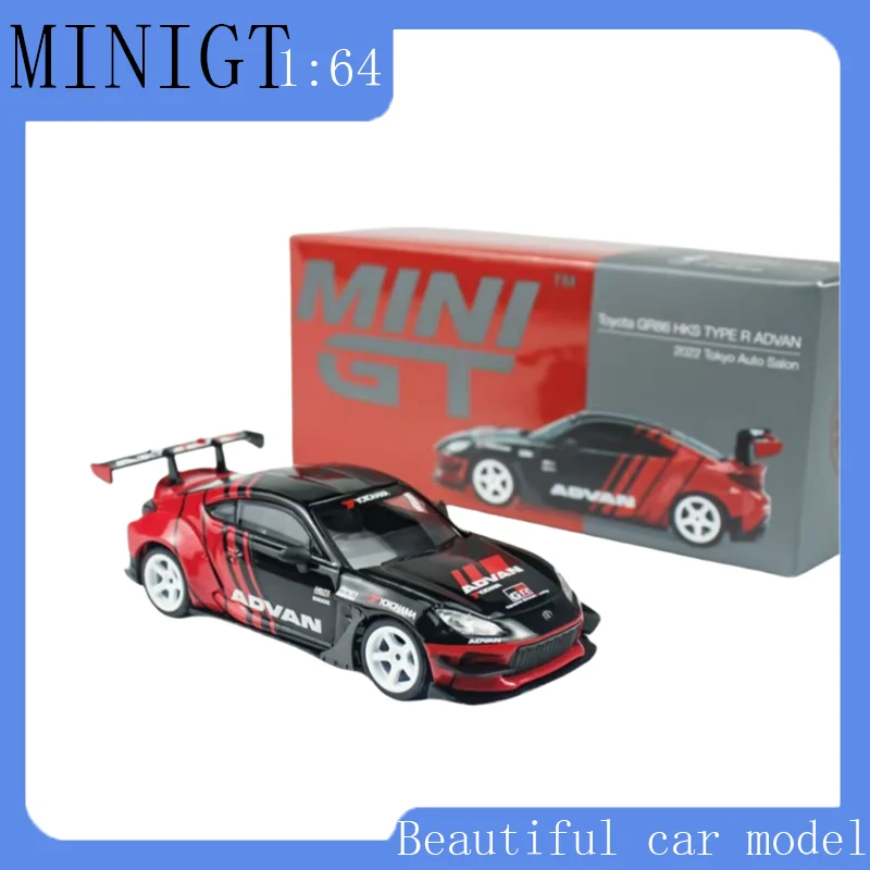 

MINI GT 956 1:64 Toyota GR 86 HKS Simulation Alloy Car Model Collection