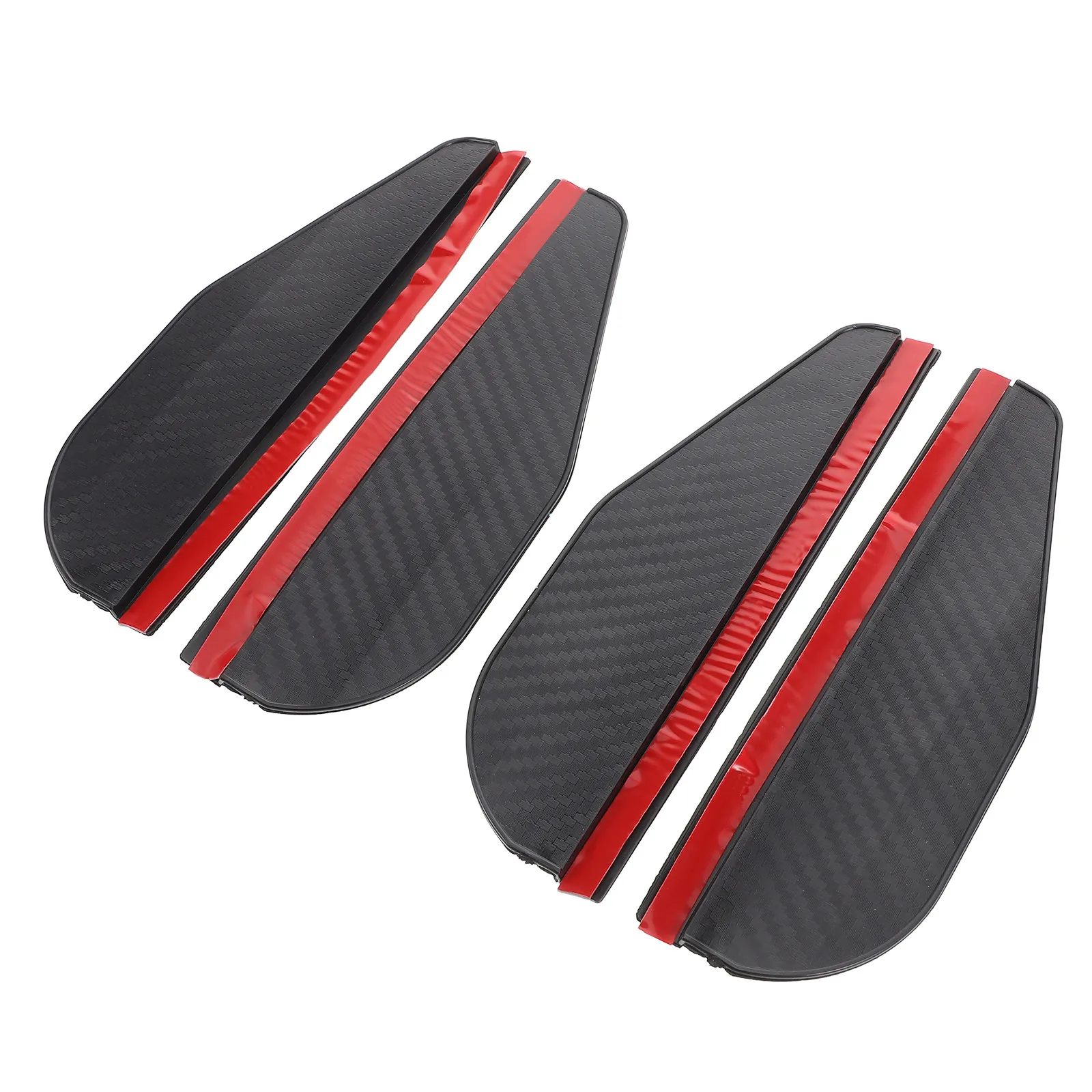 

Комплект из 4 накладок на зеркала заднего вида для автомобилей, водонепроницаемые, усиленные, простая установка без инструментов, подходят для всех типов транспортных средств