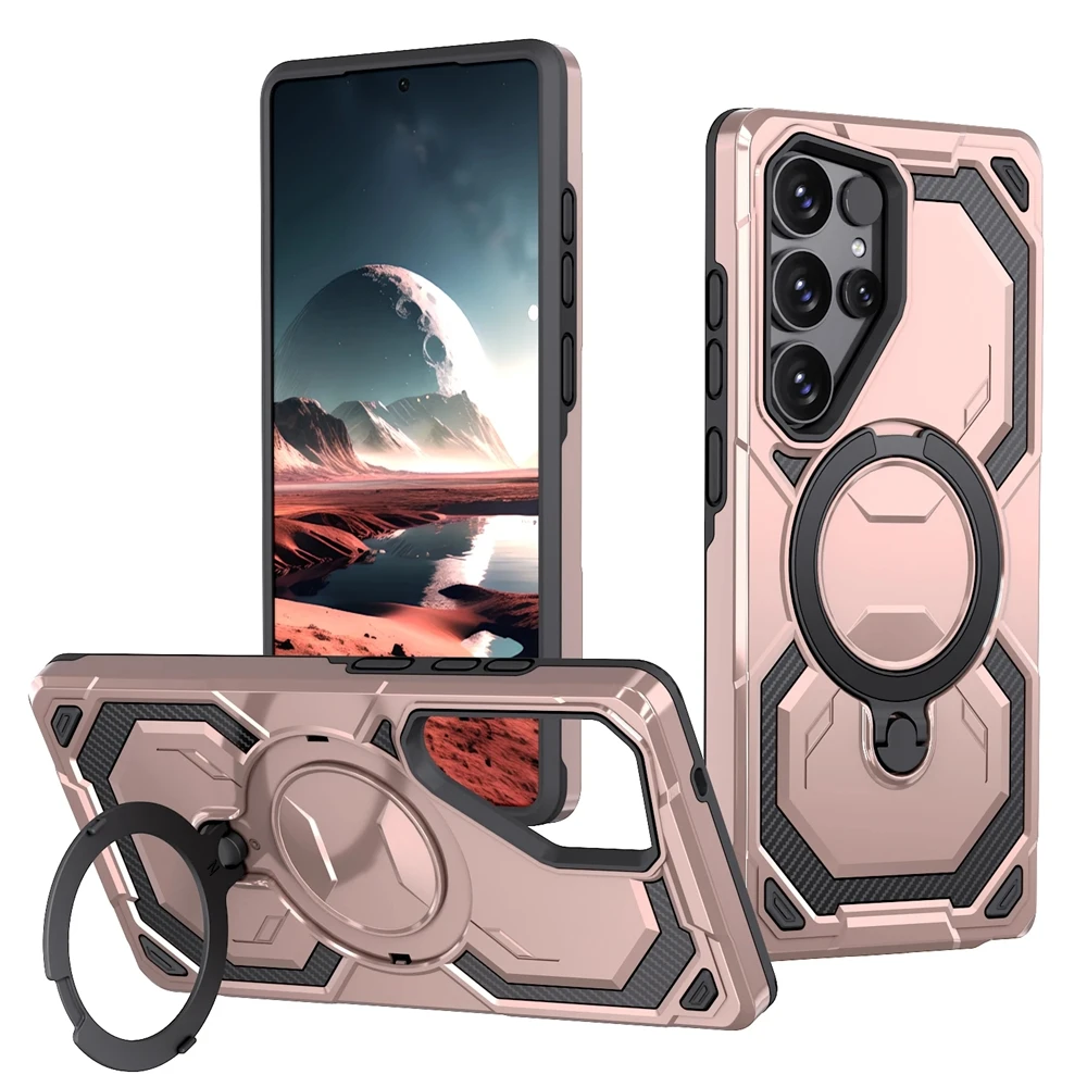 Magnetische Sagsafe Armor Hülle für Samsung S26 S25 S24 S23 Plus Ultra FE Edge A56 A55 A36 A35 A26 A25 A16 A15 A06 mit kabellosem Laden – Detail 11
