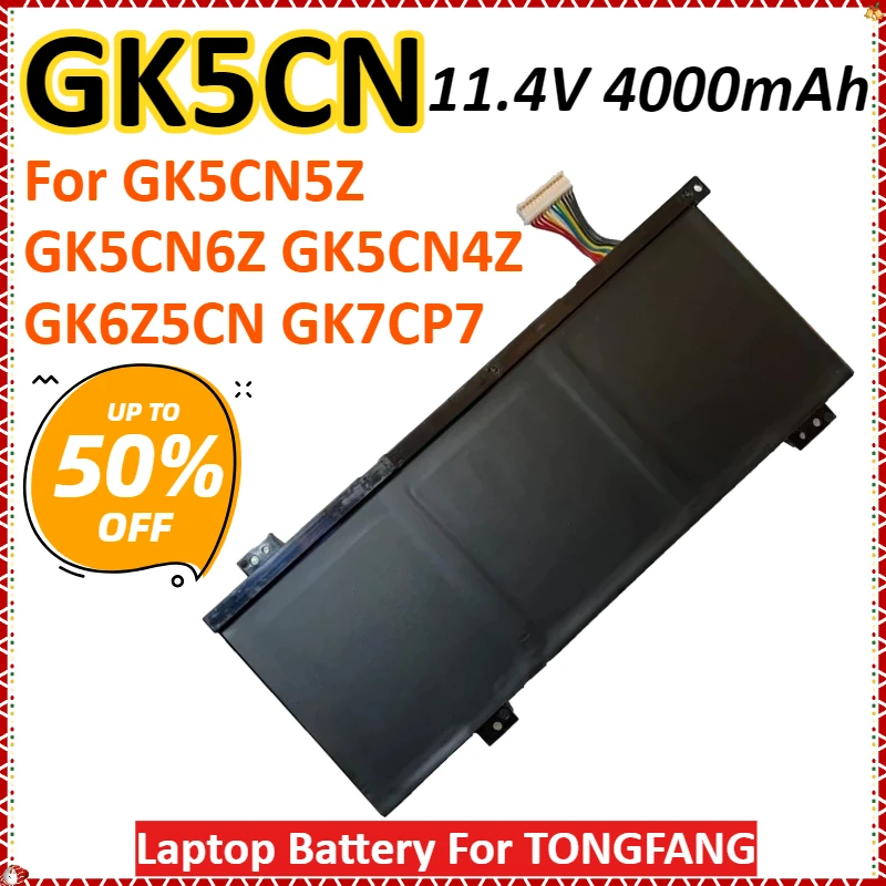 

GK5CN 11.4V 4000mAh Laptop Battery For MACHENIKE T90 Plus For TONGFANG GK5CN5Z GK5CN6Z GK5CN4Z GK6Z5CN GK7CP7S High Quality