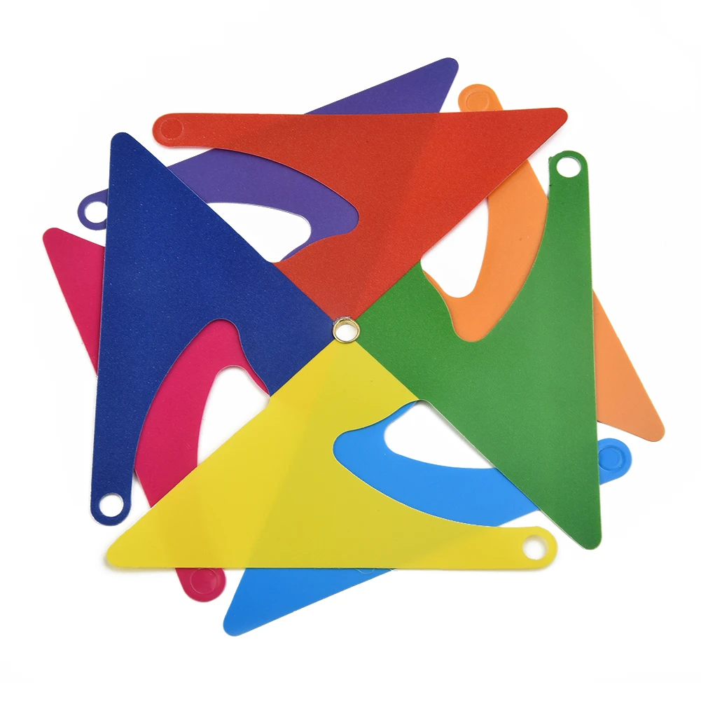 Colorful Pinwheel Windmill Wind Spinner For Garden Yard Or Balcony Use With Simple Installation On Existing Stakes Or Posts