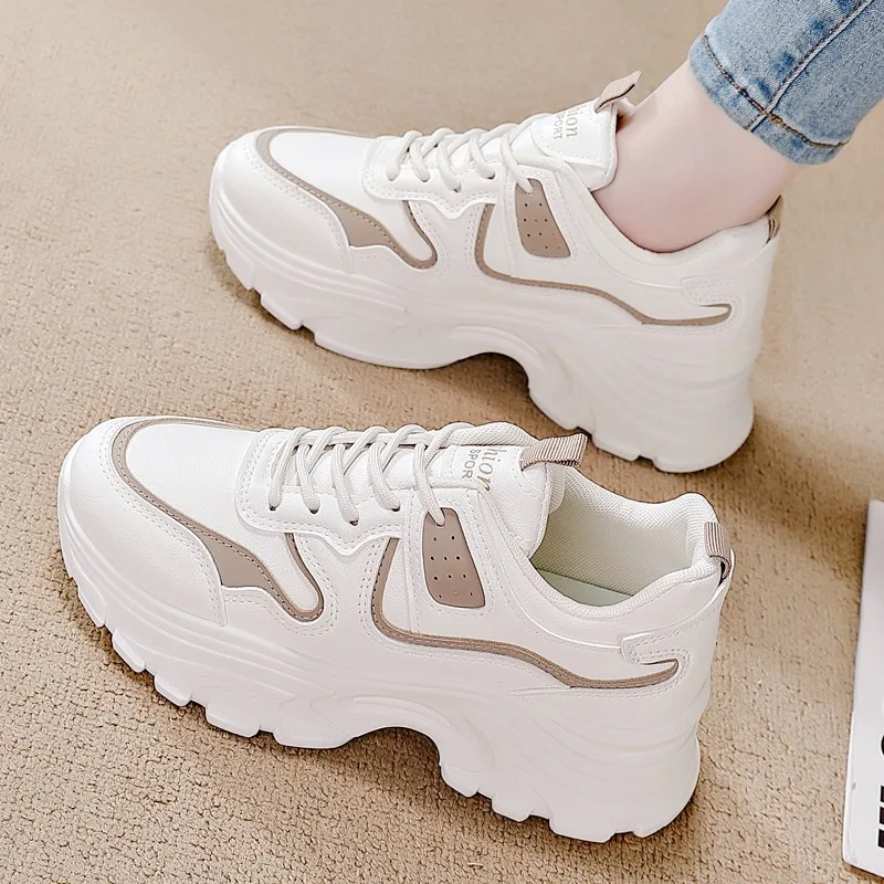 

Spring Summer New Women's Running Shoes Fashionable Versatile Casual Dad Shoes Lightweight Soft Bottom for Students And Sports