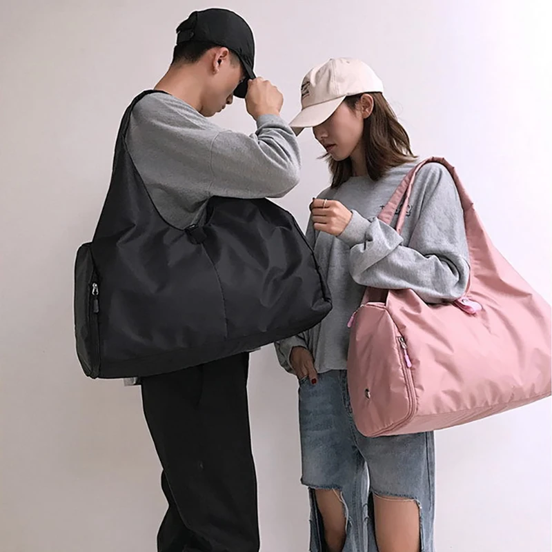 Women'S Yoga Gym Bag Tote Fitness Walise Travel Luggage Handbag Beach Swimming Weekend Shoe Pocket Outdoor Sports Shoulder Bag