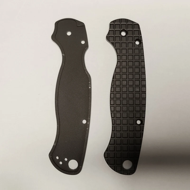 1 Pair Aluminum Knife Handle Scales For Spyderco Paramilitary 2 C81 Para2 PM2 Folding Knives