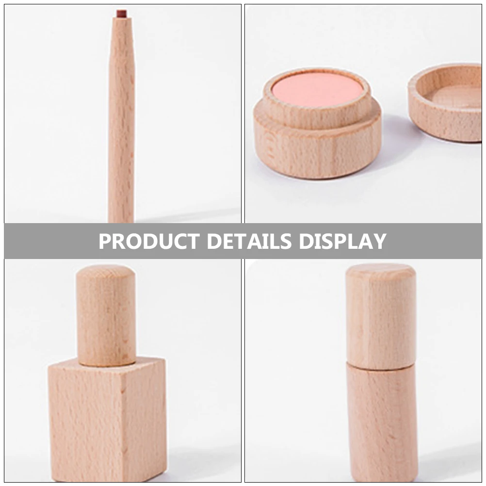 

Makeup Blush Toys Kids Pretend Beauty Kit Playset for Girls Salon Child
