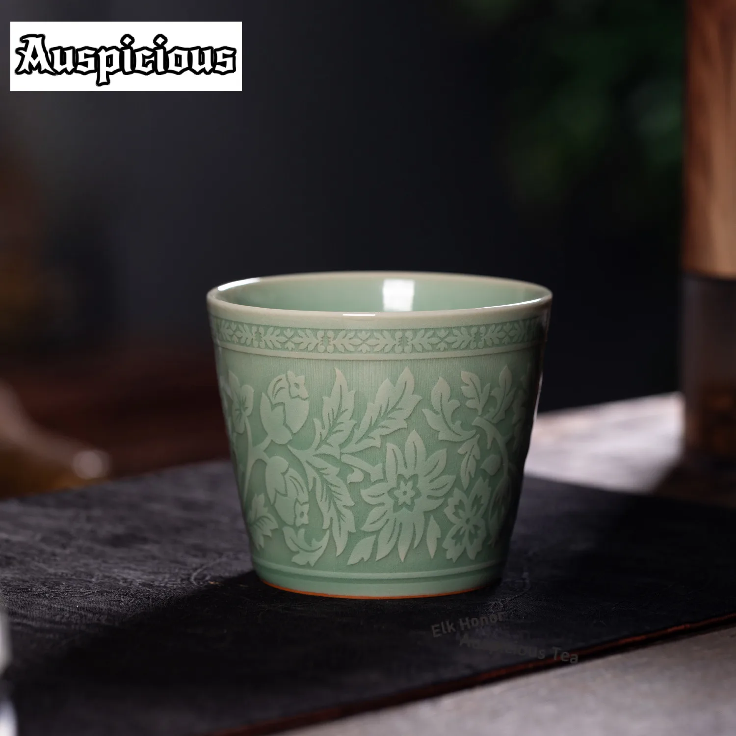 238ml Handmade Persimmon Longquan Celadon Cola Mug Bubble Teacup Cold Hot Water Jug Household Hand Warmer Tea Items Craft Gifts