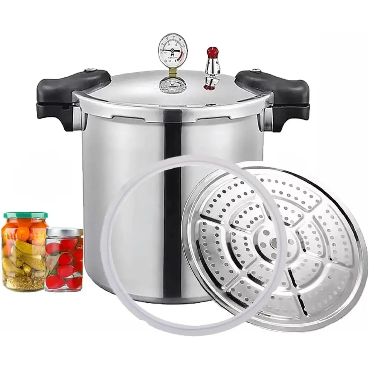 25 Quart Pressure Canner Cooker & all american pressure canners for canning & water bath canner | Pressure Gauge