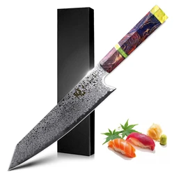 8 inch Damascus Knife Kitchen Knife Japanese Style VG10 67 Layers Stainless Steel Knives Ergonomic Handle