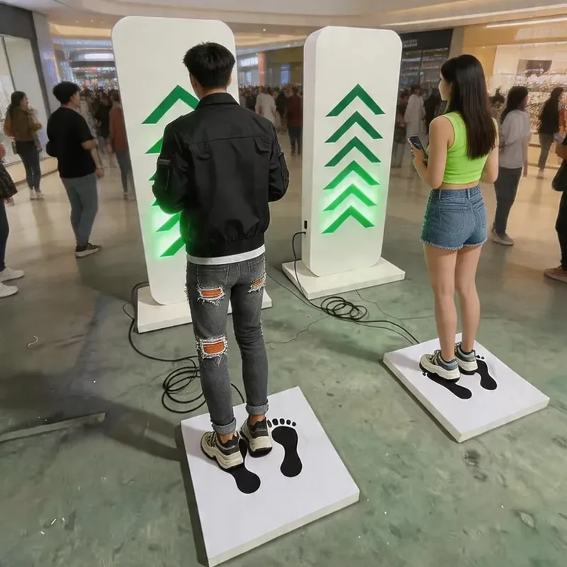 Motion Sensing Foot Step Interactive Light Game for Commercial Event Activation and Interactive Experience