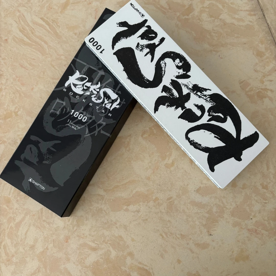 Piedra para afilar manual Shapton RockStar japonesa, modelo estándar de 320 a 16000