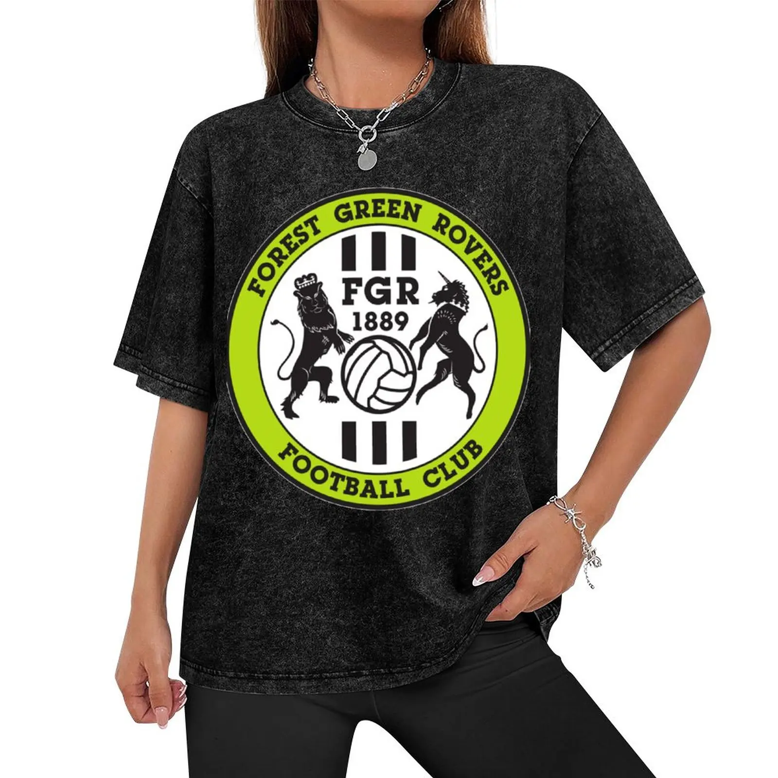 Forest Green Rovers FC T-Shirt tops vintage graphic tee anime t shirts clothes for men