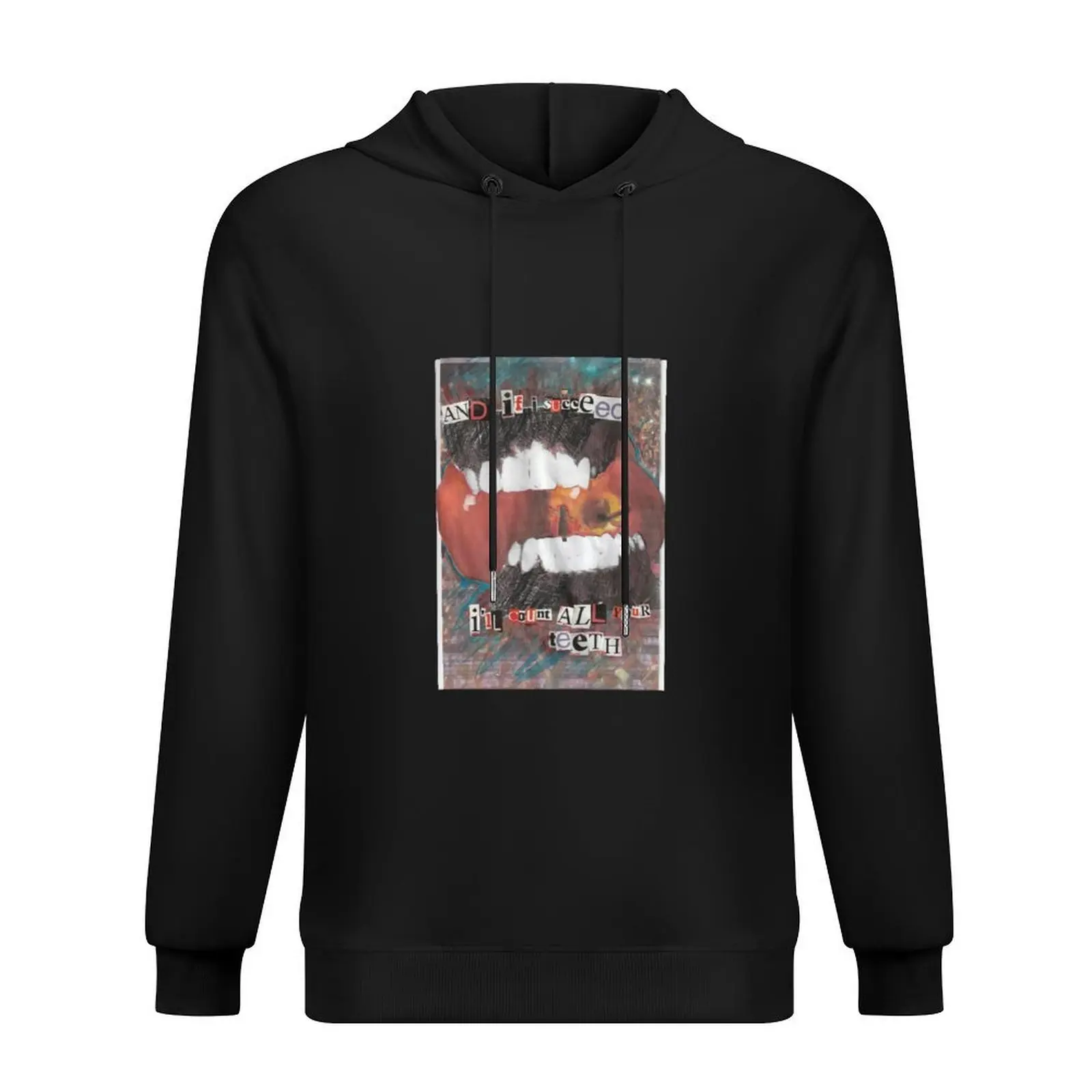 

count your teeth Hoodie mens clothing men's clothing men's coat men wear big size hoodie