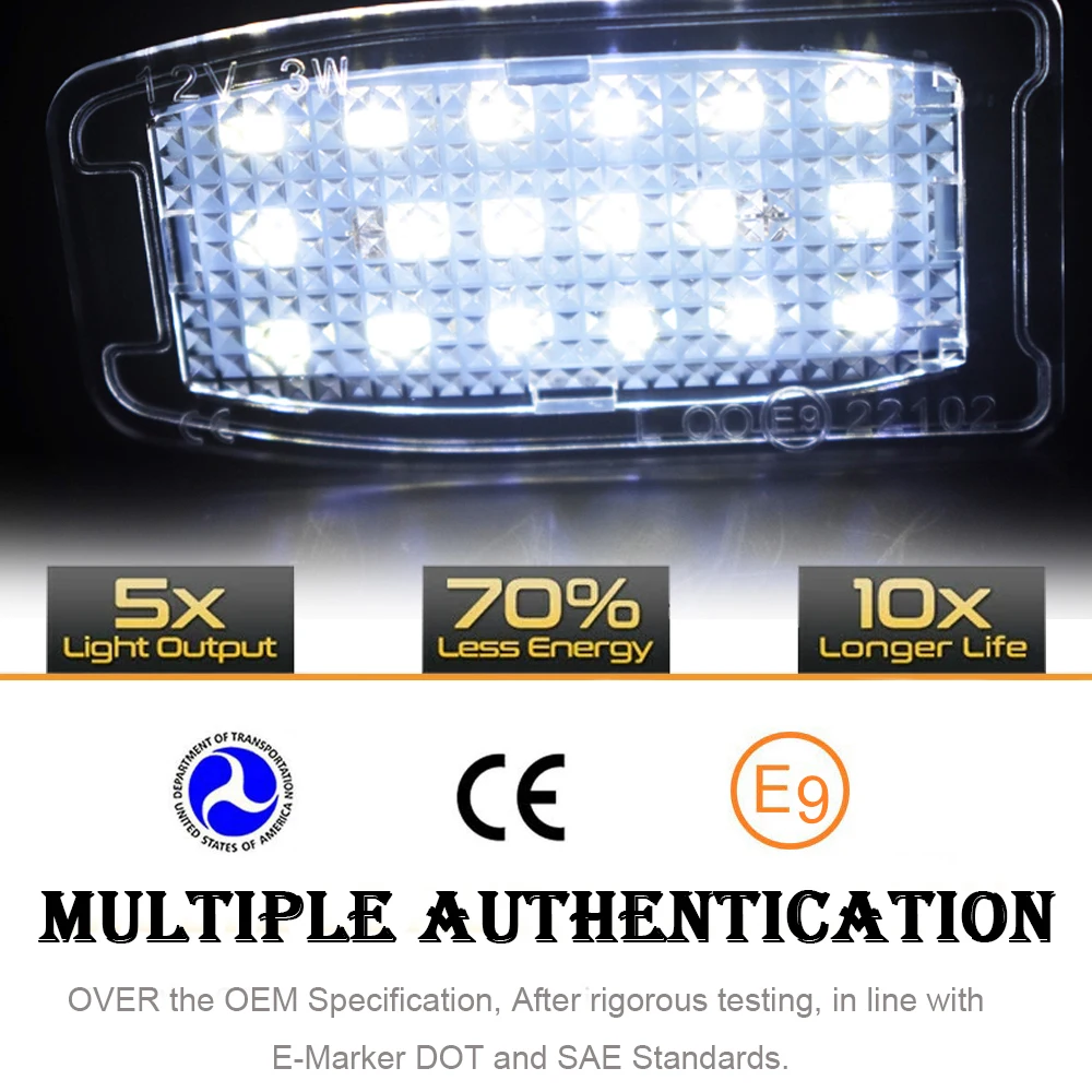 تحت الجانب مرآة LED البركة DRL ضوء لفولفو XC90 XC70 V70 S80 S60 لاند روفر رينج روفر سبورت L320 ديسكفري فريلاندر #3