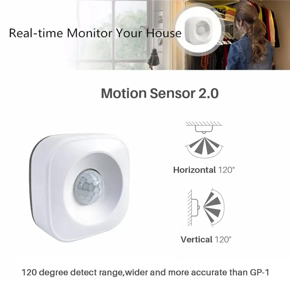 Tuya WiFi Inteligente PIR Sensor De Movimento, Detector De Movimento, Sistema De Automação Residencial Sem Fio, Smart Life APP, Via Alexa, Google Home