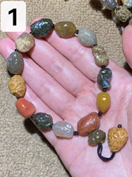 1pcs/lot World Collectibles Strong Energy Amulet Gobi Agate Natural Rough Stone Bracelet limited edition unique Ethnic style