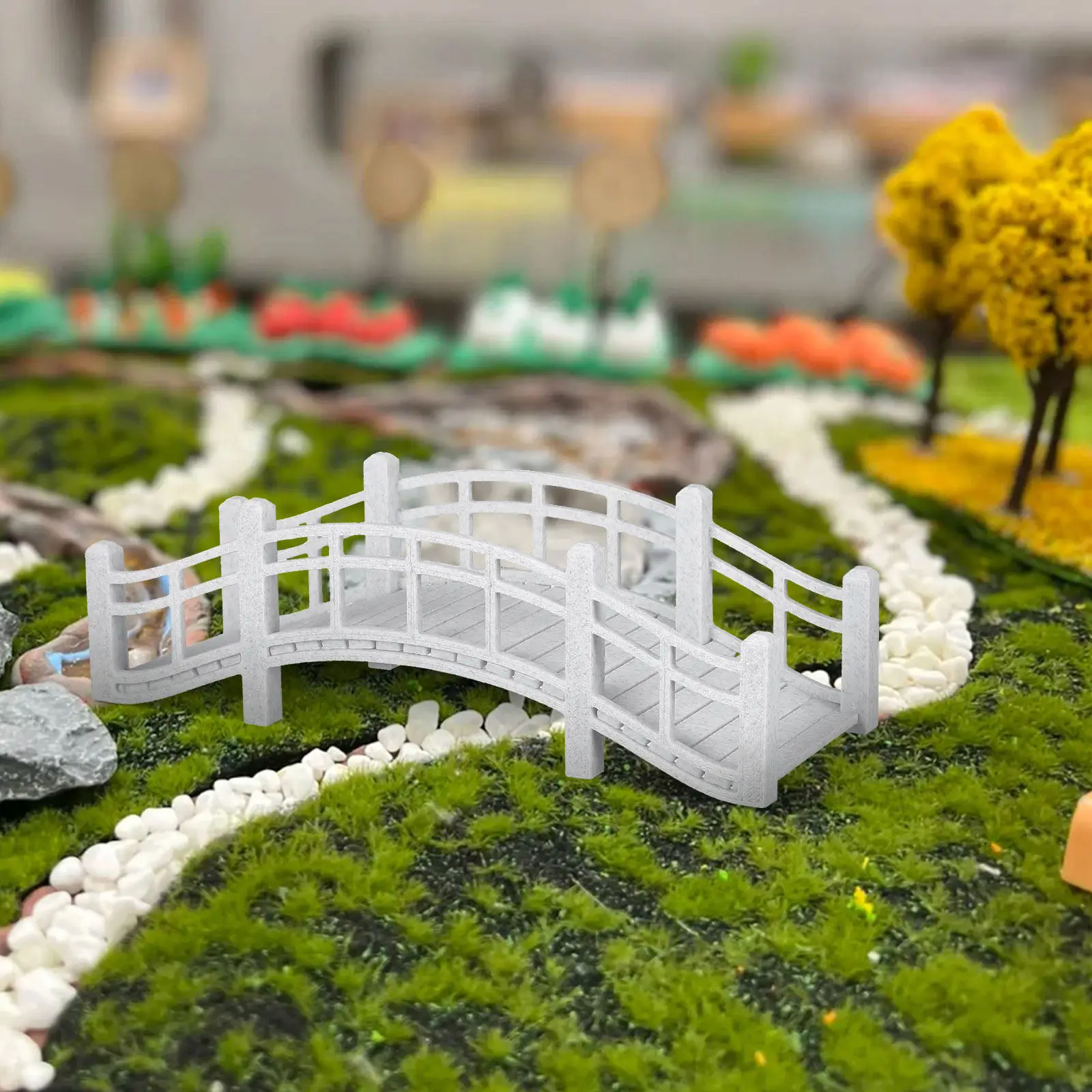 Miniature Arch Bridge Creative Elegant Design for Fairy Tale Garden Landscape Micro Garden Decor Vintage Style Small Bridge