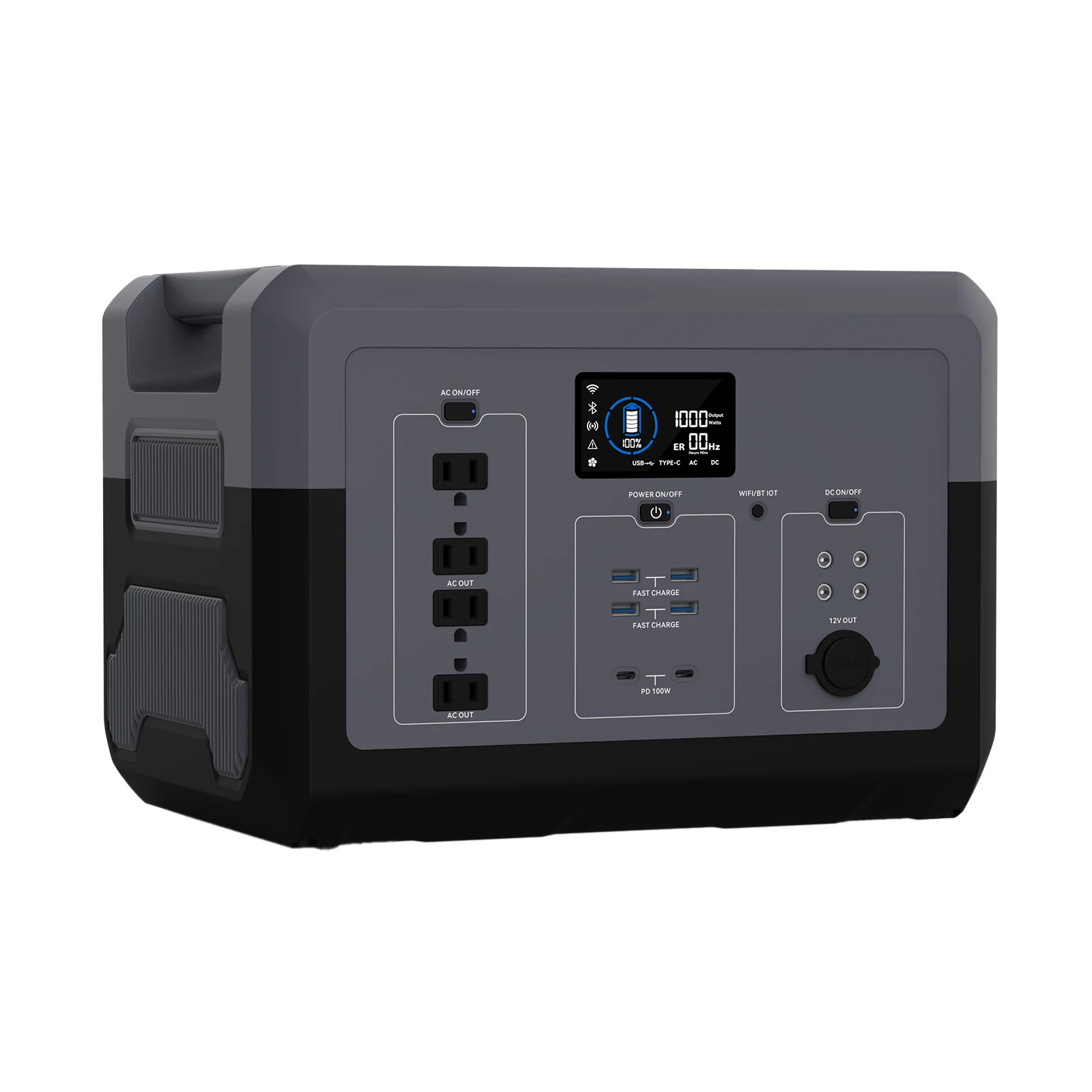Factory Best Price Portable Solar Generator 1500W Solar Generator Renewable Energy Backup For Outdoor Camping
