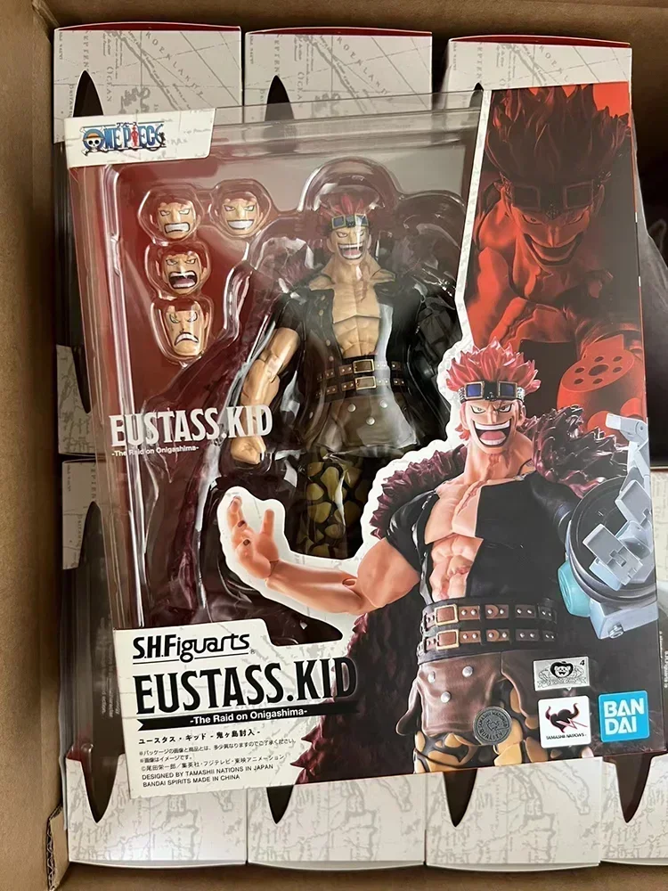 S.h.figuarts 18cm One Piece Figure Eustass.kid -the Raid On Onigashima Anime Action Figures Pvc Statue Collect Model Toy Gift