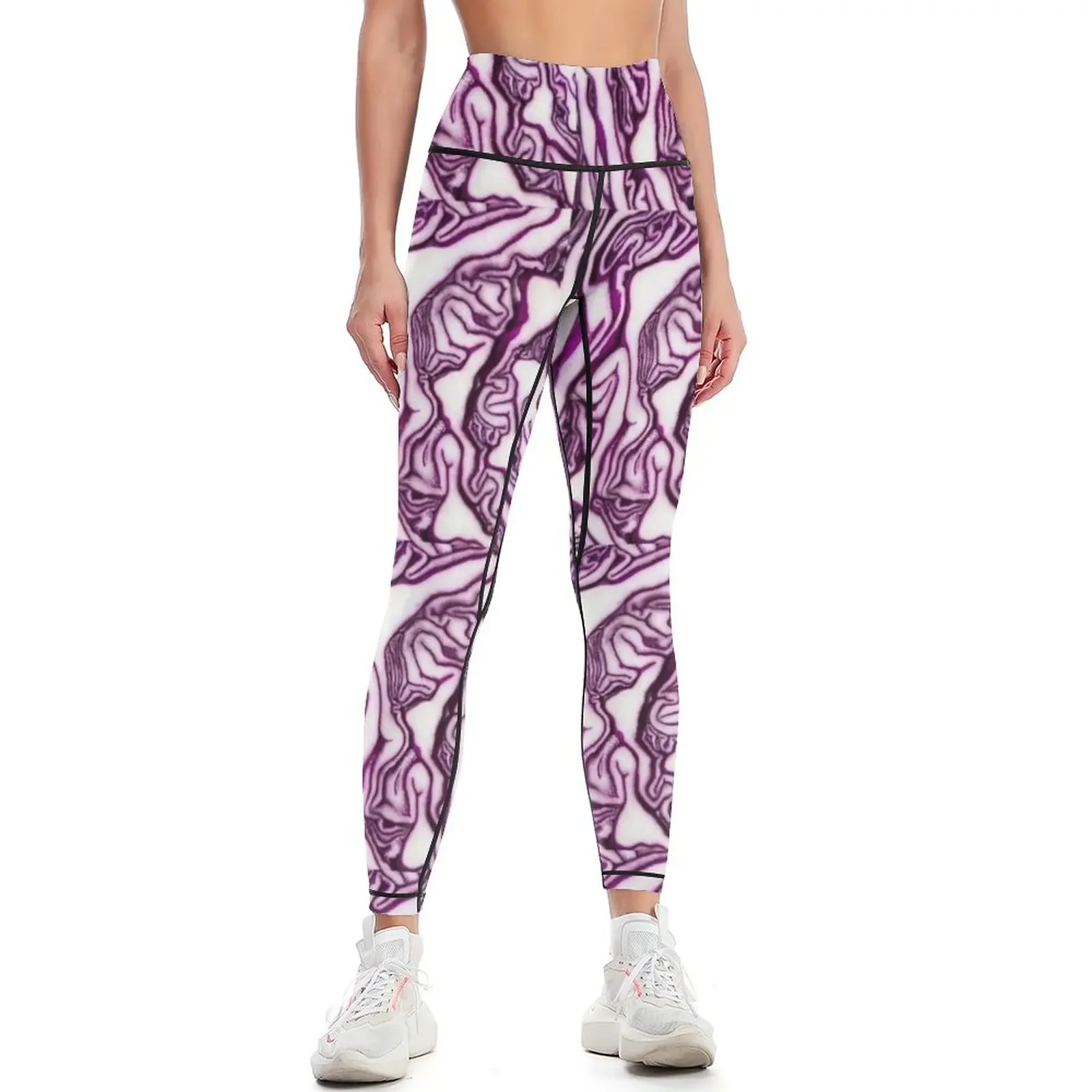 

Purple Cabbage Leggings Women's pants gym top Women's trousers joggers for Womens Leggings